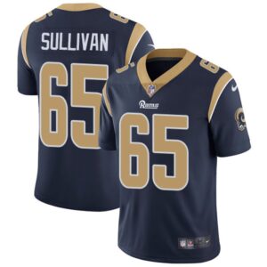 6861e4b373cbb_1 Men's Los Angeles Rams #65 John Sullivan Navy Blue Vapor Untouchable Limited Stitched NFL Jersey