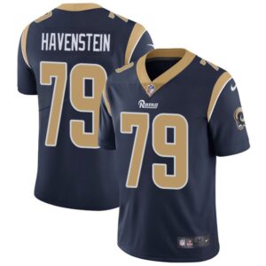 6861e4ce0d53e_1 Men's Los Angeles Rams #79 Rob Havenstein Navy Blue Vapor Untouchable Limited Stitched NFL Jersey