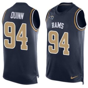 6861e4e07758e_1 Rams #94 Robert Quinn Navy Blue Team Color Men's Stitched NFL Limited Tank Top Jersey