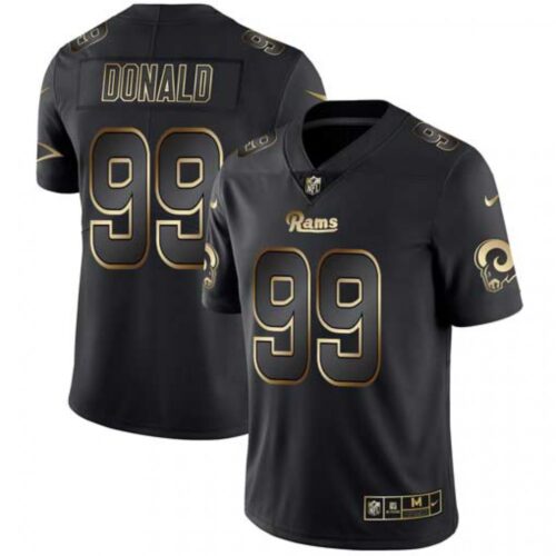 6861e5081ebba_1 Men's Los Angeles Rams #99 Aaron Donald 2019 Black Gold Edition Stitched NFL Jersey