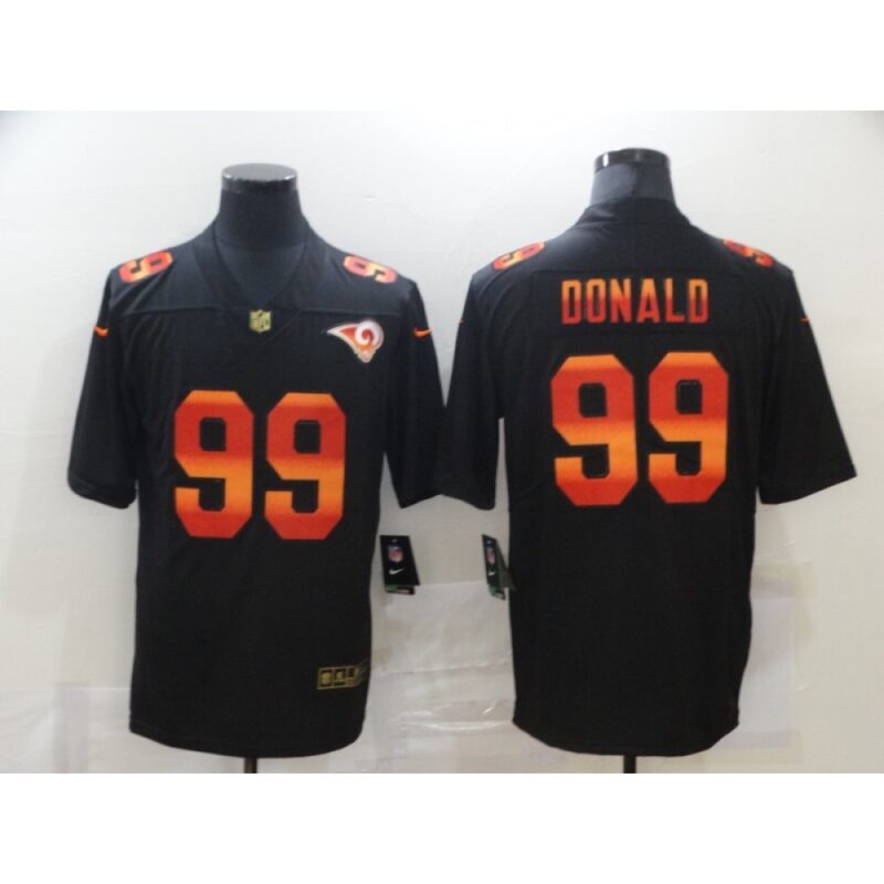 6861e5a08f524_1 Men's Los Angeles Rams #99 Aaron Donald 2020 Black Fashion Limited Stitched Jersey