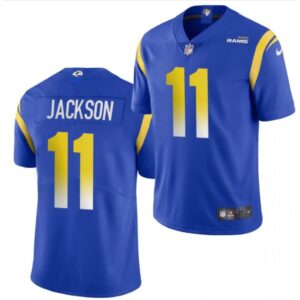 6861e5d2a1f3b_1 Men's Los Angeles Rams #11 DeSean Jackson 2020 Blue Vapor Untouchable Limited Stitched Jersey