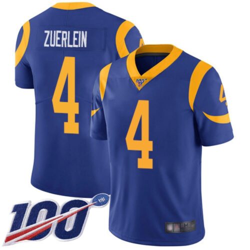 6861e5f166915_1 Men's Los Angeles Rams #4 Greg Zuerlein 2019 100th Season Blue Vapor Untouchable Limited Stitched NFL Jersey