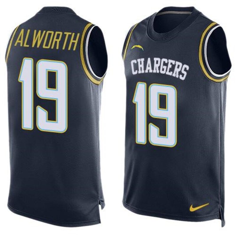 6861e7f4489b0_1 Chargers #19 Lance Alworth Navy Blue Team Color Men's Stitched NFL Limited Tank Top Jersey