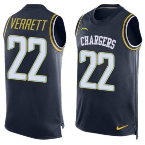6861e8017e7f4_1 Chargers #22 Jason Verrett Navy Blue Team Color Men's Stitched NFL Limited Tank Top Jersey