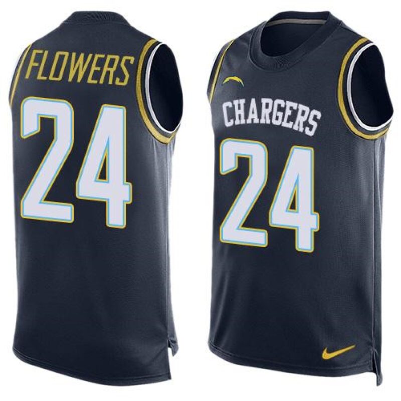 6861e807e488e_1 Chargers #24 Brandon Flowers Navy Blue Team Color Men's Stitched NFL Limited Tank Top Jersey
