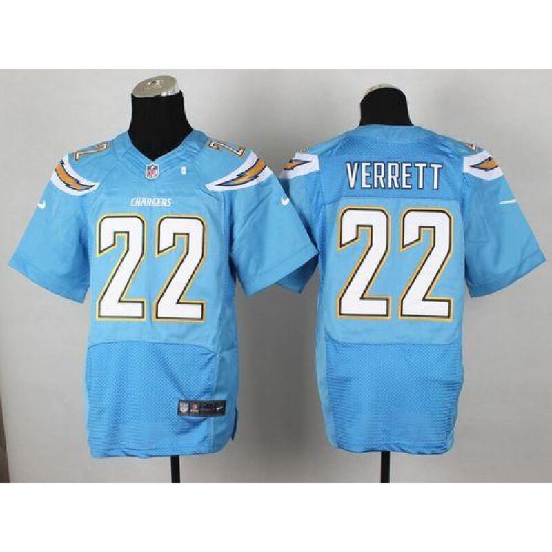6861e895aea34_1 Chargers #22 Jason Verrett Electric Blue Alternate Men's Stitched NFL New Elite Jersey