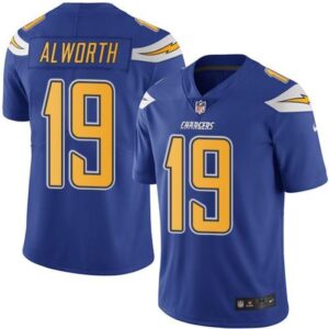 6861e8beb5b43_1 Chargers #19 Lance Alworth Electric Blue Men's Stitched NFL Limited Rush Jersey