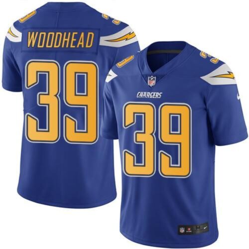 6861e914aa0d1_1 Chargers #39 Danny Woodhead Electric Blue Men's Stitched NFL Limited Rush Jersey