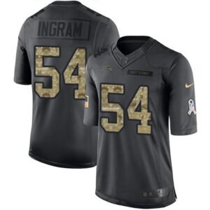 Chargers #54 Melvin Ingram Black Men's Stitched NFL Limited 2016 Salute to Service Jersey