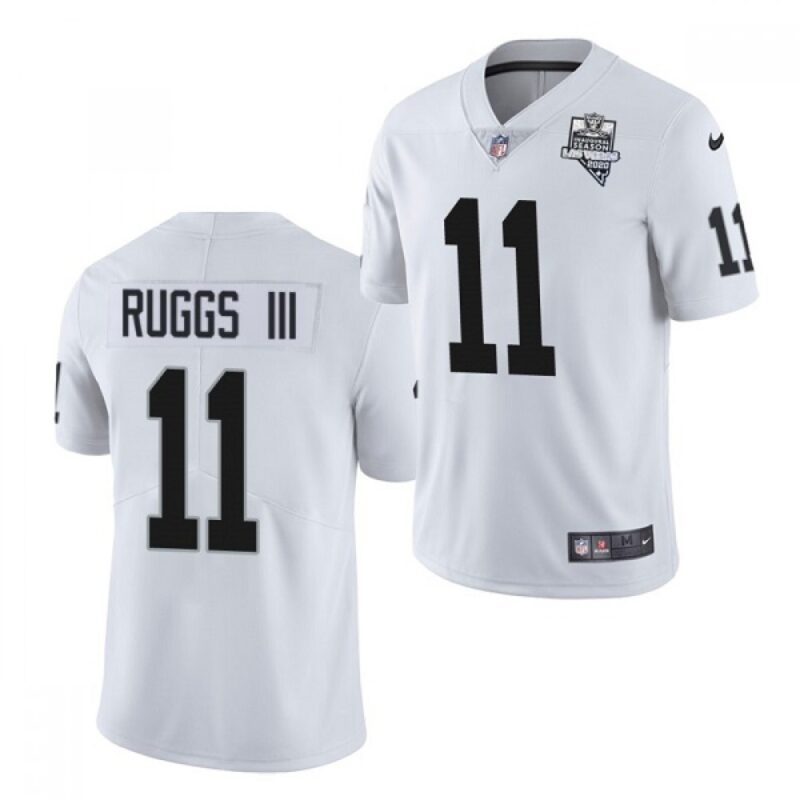 6861ec84010b1_1 Men's Las Vegas Raiders #11 Henry Ruggs III White 2020 Inaugural Season Vapor Limited Stitched Jersey