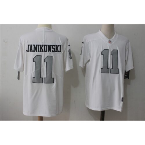 6861ec8d5d223_1 Men's Oakland Raiders #11 Sebastian Janikowski White Stitched NFL Vapor Untouchable Limited Jersey