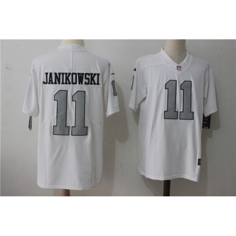 6861ec8d5d223_1 Men's Oakland Raiders #11 Sebastian Janikowski White Stitched NFL Vapor Untouchable Limited Jersey