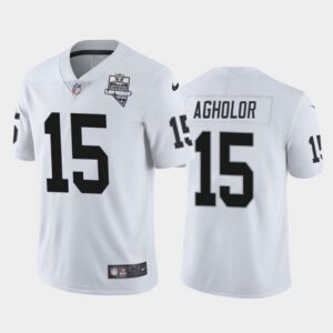 6861ecadf2cdc_1 Men's Las Vegas Raiders #15 Nelson Agholor White 2020 Inaugural Season Vapor Limited Stitched Jersey