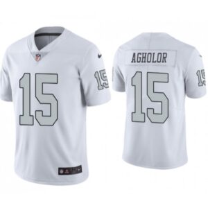 6861ecb7ba114_1 Men's Las Vegas Raiders #15 Nelson Agholor White Color Rush Limited Stitched Jersey
