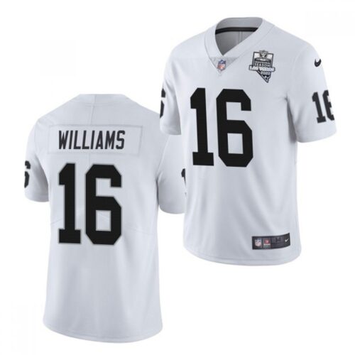 6861ecbb10d35_1 Men's Las Vegas Raiders #16 Tyrell Williams White 2020 Inaugural Season Vapor Limited Stitched Jersey