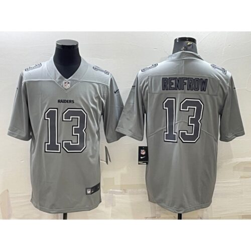 6861edcf88aa2_1 Men's Las Vegas Raiders #13 Hunter Renfrow Grey Atmosphere Fashion Stitched Jersey