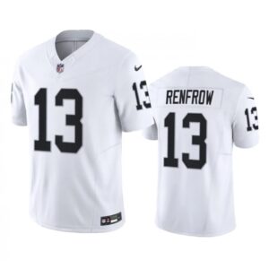6861eec31a9a5_1 Men's Las Vegas Raiders #13 Hunter Renfrow White 2023 F.U.S.E Vapor Untouchable Stitched Football Jersey