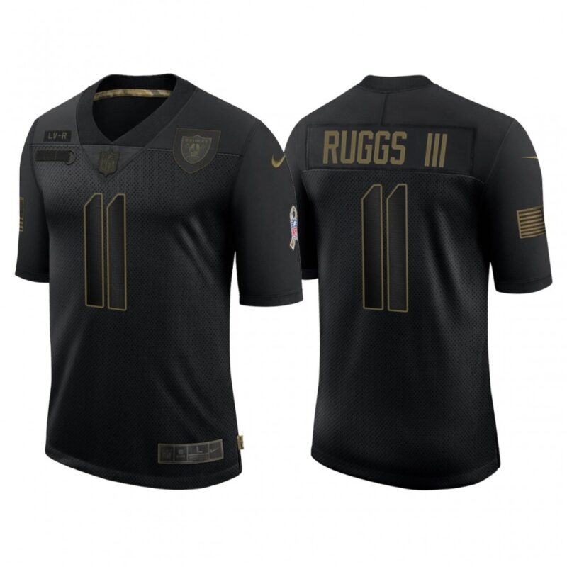 6861ef593bd5f_1 Men's Las Vegas Raiders #11 Henry Ruggs III Black 2020 Salute To Service Limited Stitched Jersey