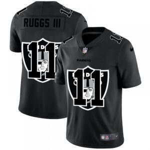6861f07aed261_1 Men's Las Vegas Raiders #11 Henry Ruggs III 2020 Black Shadow Logo Limited Stitched Jersey