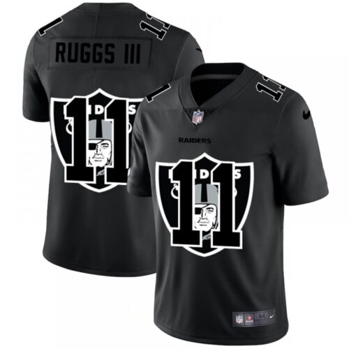6861f07aed261_1 Men's Las Vegas Raiders #11 Henry Ruggs III 2020 Black Shadow Logo Limited Stitched Jersey
