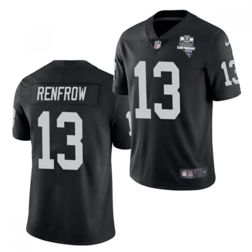 6861f08f29f6b_1 Men's Las Vegas Raiders #13 Hunter Renfrow Black 2020 Inaugural Season Vapor Limited Stitched Jersey