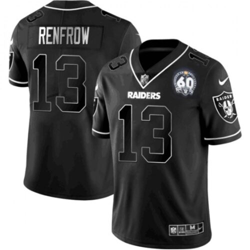 6861f09c766e1_1 Men's Las Vegas Raiders #13 Hunter Renfrow Black Shadow Vapor Limited Stitched Jersey