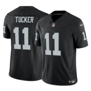 6861ff29a20a2_1 Men's Las Vegas Raiders #11 Tre Tucker Black 2023 F.U.S.E Vapor Untouchable Stitched Football Jersey