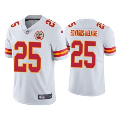 6861ff714b291_1 Men's Kansas City Chiefs #25 Clyde Edwards-Helaire White Vapor Untouchable Limited Stitched Jersey