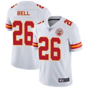 6861ff81259d1_1 Men's Kansas City Chiefs #26 Le'Veon Bell White Vapor Untouchable Limited Stitched Jersey