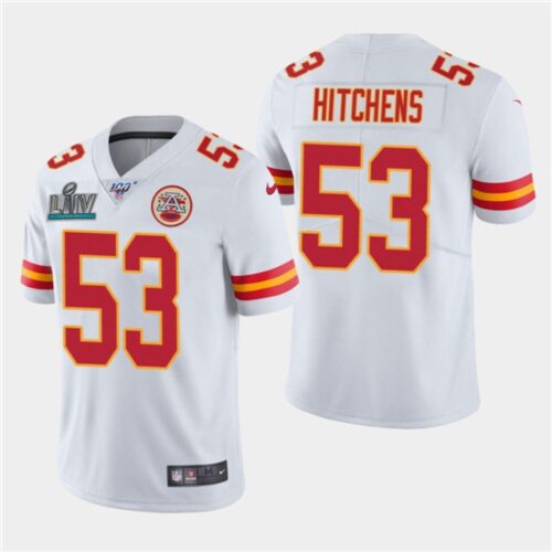 6861ffc7abc30_1 Men's Kansas City Chiefs #53 Anthony Hitchens White Super Bowl LIV With 100th Season Patch Vapor Untouchable Limited Stitched NFL Jersey