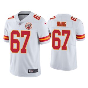 6861ffeaa0f24_1 Men's Kansas City Chiefs #67 Lucas Niang White Vapor Untouchable Limited Stitched Jersey