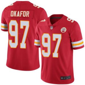 686200713e96f_1 Men's Kansas City Chiefs #97 Alex Okafor Red Vapor Untouchable Limited Stitched NFL Jersey