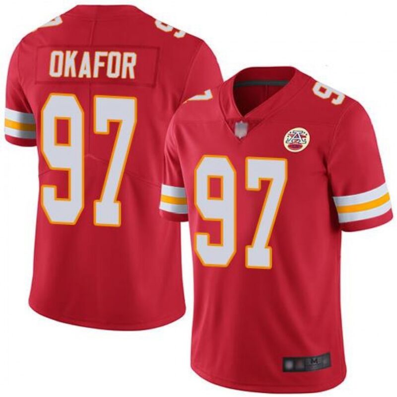 686200713e96f_1 Men's Kansas City Chiefs #97 Alex Okafor Red Vapor Untouchable Limited Stitched NFL Jersey