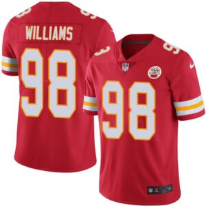 6862007c48232_1 Men's Kansas City Chiefs #98 Xavier Williams Red Vapor Untouchable Limited Stitched NFL Jersey