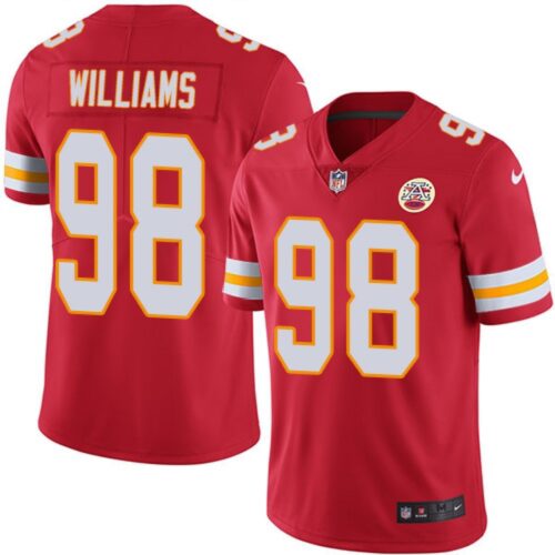 6862007c48232_1 Men's Kansas City Chiefs #98 Xavier Williams Red Vapor Untouchable Limited Stitched NFL Jersey
