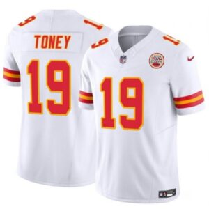 686200907de27_1 Men's Kansas City Chiefs #19 Kadarius Toney White 2023 F.U.S.E. Vapor Untouchable Limited Stitched Jersey
