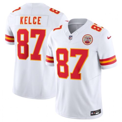 68620097dc8ee_1 Men's Kansas City Chiefs #87 Travis Kelce White 2023 F.U.S.E. Vapor Untouchable Limited Stitched Jersey