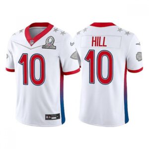 686200b913245_1 Men's Kansas City Chiefs #10 Tyreek Hill 2022 White Pro Bowl Stitched Jersey