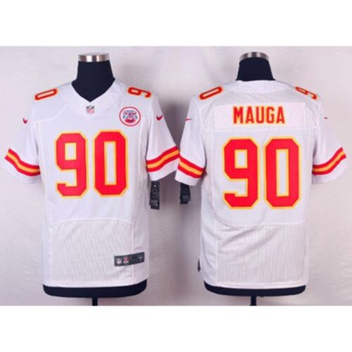 686201343b654_1 Chiefs #90 Josh Mauga White Men's Stitched NFL Elite Jersey