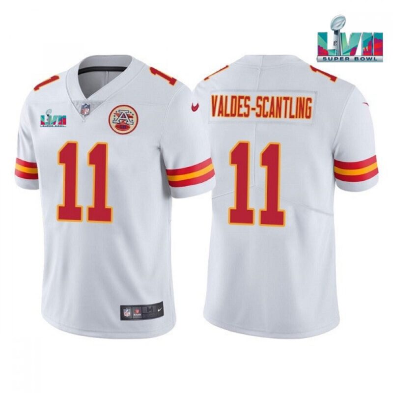 68620148adc3c_1 Men's Kansas City Chiefs #11 Marquez Valdes-Scantling White Super Bowl LVII Patch Vapor Untouchable Limited Stitched Jersey
