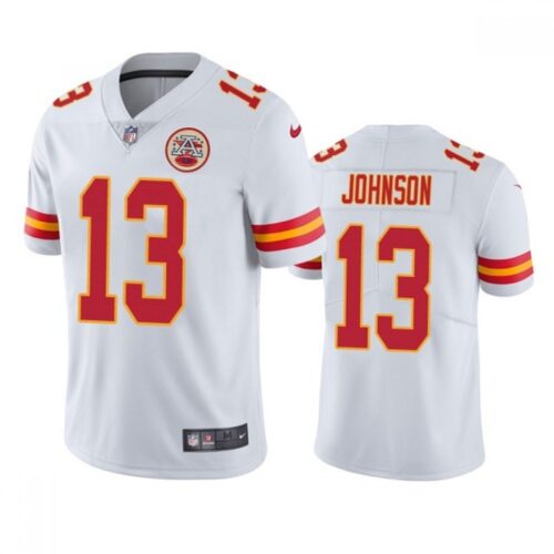 6862015922c57_1 Men's Kansas City Chiefs #13 Nazeeh Johnson White Vapor Untouchable Limited Stitched Football Jersey