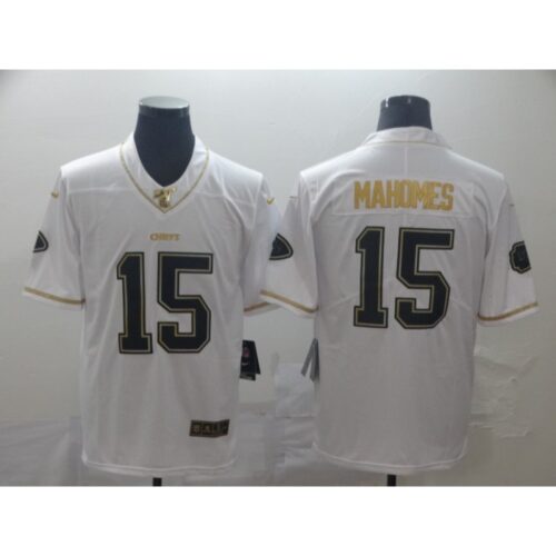 686201676e36e_1 Men's Kansas City Chiefs #15 Patrick Mahomes White 2019 100th Season Golden Edition Limited Stitched NFL Jersey