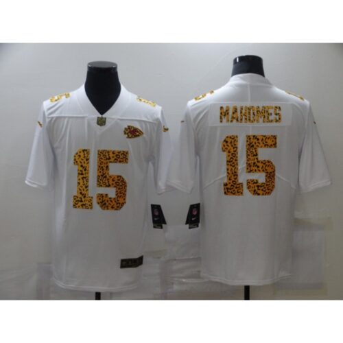 6862017d8cfbe_1 Men's Kansas City Chiefs #15 Patrick Mahomes 2020 White Leopard Print Fashion Limited Stitched Jersey