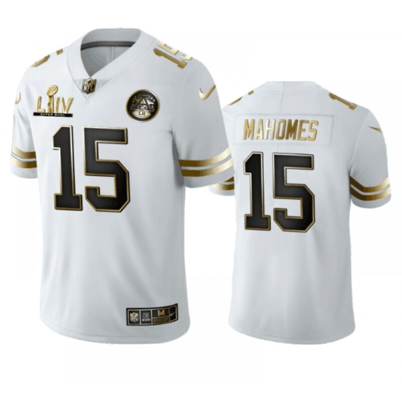 686201821ad47_1 Men's Kansas City Chiefs #15 Patrick Mahomes White Super Bowl LIV Golden Edition Limited Stitched Jersey