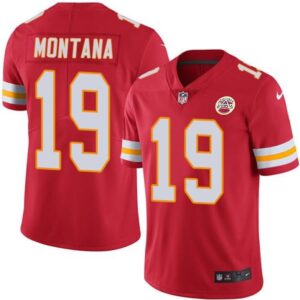 686201a9226e6_1 Chiefs #19 Joe Montana Red Men's Stitched NFL Limited Rush Jersey