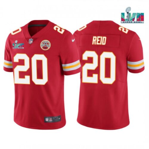 686201cddc77d_1 Men's Kansas City Chiefs #20 Justin Reid Red Super Bowl LVII Patch Vapor Untouchable Limited Stitched Jersey