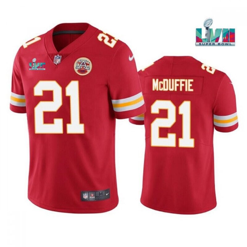 686201d8eb8e4_1 Men's Kansas City Chiefs #21 Trent McDuffie Red Super Bowl LVII Patch Vapor Untouchable Limited Stitched Jersey