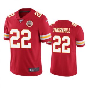 686201e4dcfd0_1 Men's Kansas City Chiefs #22 Juan Thornhill Red 2019 100th Season Vapor Untouchable Limited Stitched NFL Jersey