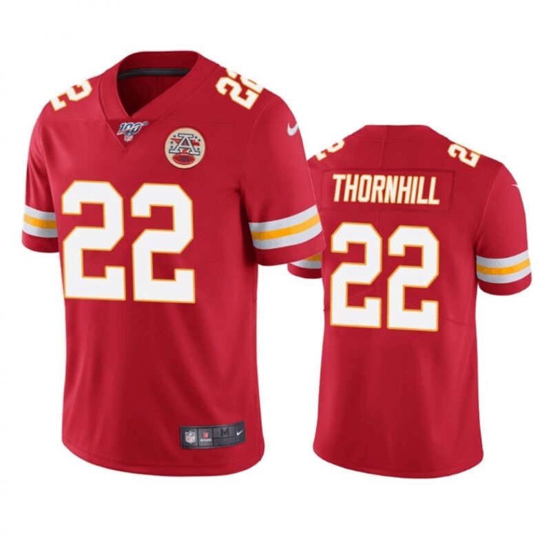 686201e4dcfd0_1 Men's Kansas City Chiefs #22 Juan Thornhill Red 2019 100th Season Vapor Untouchable Limited Stitched NFL Jersey